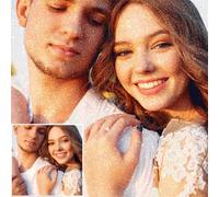 HOBULL Personalised Diamond Art Custom Diamond Painting Personalised Photo Private, Create Your Own Photo Art Kits for Adult, 5D DIY Full Drill Painting Gifts for Home Decoration - 30x30cm