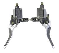HOBXMFY 12.7mm Universal Piston Brake Master Cylinder Hydraulic Clutch Lever 22mm Left Right Compatible with Aerox YQ50 1997-2013 MBK Models(One Pair)