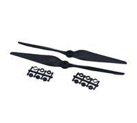 HOBXMFY 2 Pair 4 Pieces 1050 CW CCW Propeller Compatible With Graupner RC Multirotor Helicopter UFO FPV Copter Plastic Props(black)