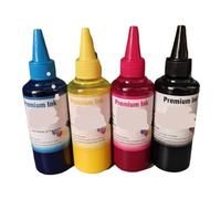 HOBXMFY 4PC 100ML 748 907 908 Pigment Ink Replacement Compatible With Workforce Pro WF 6590 6090 8090 8590 6530 Printers And Similar Models