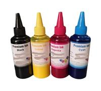 HOBXMFY 4PC 100ML Ink Pigment Compatible With T04A T04B T912 WF-C8690 WF-C8190 WF-C8610 Printer Models