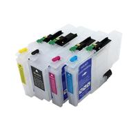 HOBXMFY EMPTY 4Color Set LC436 Refill Ink Cartridge With Chip Works With J4340DW J4440DW J4540DW J5855DW J5955DW J6555DW J6955DW J6957DW Printers