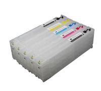 HOBXMFY EMPTY 5pcs 700ml T6941 One Time Chip Refillable Ink Cartridge Compatible With T3070 T5070 T7070 T3000 T5000 T7000 T3200 T5200 T7200 Printer Models