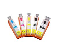 HOBXMFY EMPTY 5pcs Refillable Ink Cartridge Without Chip Compatible With IP4000 IP5000 I860 MP870 MP710 MP780 MP760 MP750 Printers Works With BCI-3 CLI-6 Ink