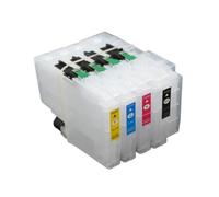 HOBXMFY Empty Refill Ink Cartridge With Chip LC406 Compatible With MFC-J4335 J4345 J4535 J5855 J5955 J6555 J6955 Printer Models