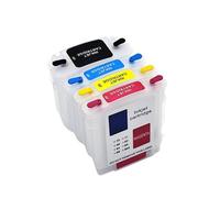 HOBXMFY EMPTY Refillable Ink Cartridge 4Color Set With Auto Reset Chip For 940 940XL Compatible With Officejet Pro 8500 8000 8500A Printers