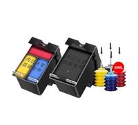 HOBXMFY Full 65XL 65 XL Ink Cartridge Replacement Compatible With 65 Works For 5010 5020 5030 5032 5034 5052 5055 2625 2628 DeskJet 3755 2655 3720 Printers(BK-CL-INK)