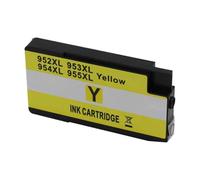 HOBXMFY Full Compatible Ink Cartridge 952XL 953XL 954XL 955XL For OfficeJet Pro Printers 7720 7740 8210 8216 8702 8710 8715 8720 8725 8730 8740(Yellow(1PC))