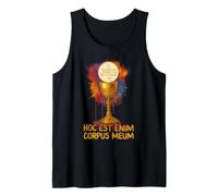 Hoc Est Enim Corpus Meum Latin Eucharist Design Tank Top