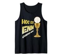 Hoc Est Enim Corpus Meum Latin Eucharist Design Tank Top