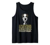 Hoc Est Enim Corpus Meum Latin Eucharist Design Tank Top