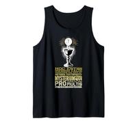 Hoc Est Enim Corpus Meum Latin Eucharist Design Tank Top