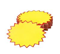 hocadon 120pcs Retail Sale Signs Price Tags, Promotion Price Tags, Single-Side Printing Blank Star Burst Sales Price Label Tags for Retail Store Grocery Shop Party Favors,8x11cm/3.2 x 4.3 inch