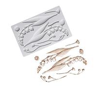 HOCAH Fondant Mould Lily of The Valley Silicone & Resin Cake Decorating Mold - White Flower Shape
