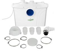 HOCANFLO 700W Macerator Pump, Self-Cleaning, 9m Lift, 200L/min, 4 Inlets