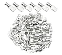 Hocansen 100 PCS Shelf Pegs Pins 5mm Shelf Support Pegs Spoon Shape Support Pegs for Cabinet ,Furniture ,Shelf ,Bookshelf（5*19mm/P）