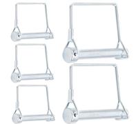 Hocansen 5 Pcs Square Shaft Locking Pin 10x70mm Square Pto Pin Heavy Duty Trailer Pins Lynch Pin Safety Coupler Pin Wire Pins for Farming (10x70mm/FX)