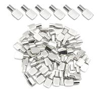 Hocansen 50 PCS Shelf Pegs Pins 5mm Shelf Support Pegs Spoon Shape Support Pegs for Cabinet ,Furniture ,Shelf ,Bookshelf（7*25mm/P）