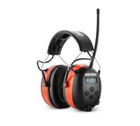 HOCAZOR HP033 Hearing Protection with Bluetooth 5.3, FM/AM radio Earmuffs Built-in Microphone and Noise Reduction SNR31dB/NRR25dB
