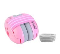 HOCAZOR HZ001 Baby Ear Defenders, Noise Cancelling Headphones for Toddler and Infant Up to 3 Years - CE Certified - Ear Protection Adjustable Earmuff For Sleep, Firework, Concert, Cinema - Pink