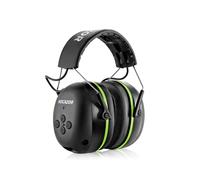 HOCAZOR HZ07 Hearing Protection with Bluetooth 5.3, Noise Cancelling Headphones for lawn mowing, woodworking, leaf blowing, noisy environments, NRR25dB/SNR 30dB (Green)