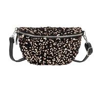 Hoce Women Fanny Packs Glitter Waist Bag Ladies Bum Bag Multi-Functional Sling Bag Chest Bag with Adjustable Strap, A-Gold, L30*W9*H18.5cm/11.8*3.5*7.2inch