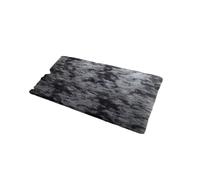 HOCEDO Rugs for Bedroom 110 x 110 cm Anti-Slip, Keep Warm Soft Touch Thick Pile Living Room Area Rugs for Living Room, Bedroom, Nursery, Dark Grey
