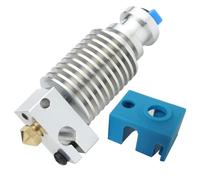 HOCENWAY V6 J-Head All Metal Hotend -Titanium Copper Bimetal Heatbreak Brass Nozzle 0.4mm Compatible with Voron 2.4 / Trident Prusa i3 MK3 MK3S MK2S 3D Printer Acessories