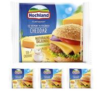 Hochand Sliced Cheddar Cheese 130 GRAM x 4 PACKS