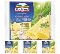 Hochand Sliced Cheese with Chives 130 GRAM x 4 container