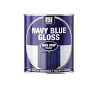 HOCHSTE 151 Coatings Gloss Paint, Non Drip Interior & Exterior Paint, High Build Finish, Smooth Application for Wood Metal Doors, Furniture, Durable Gloss Coating, 300ml (Navy Blue, Pack of 1)