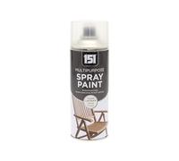 HOCHSTE 151 Multipurpose Spray Paint, Fast Drying Smooth Finish, Spray Paint for Wood, Metal, Plastic, Non-Cracking Coating for Indoor and Outdoor Use, 400ml (Clear Lacquer Gloss, Pack of 1)