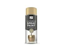 HOCHSTE 1x 151 Multipurpose Metallic Champagne Gold Spray Paint, Quick Dry Finish Aerosol Paint for Metal, Wood & Plastic, Smooth Metallic Coating for DIY Crafts, Furniture, 400ml (1, Champagne Gold)
