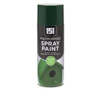 HOCHSTE 1x 151 Multipurpose Metallic Spray Paint, Quick Dry Finish Aerosol Paint for Metal, Wood & Plastic, Smooth Metallic Coating for DIY Crafts, Furniture, 400ml (1, Green, Gloss)