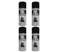 HOCHSTE 4x Real Feel Textured Effect Black Spray Paint, Quick Dry Aerosol, Durable Interior & Exterior Finish, High Coverage, Easy Spray Application, No CFC, 400ml, (4, Textured Effect Black)
