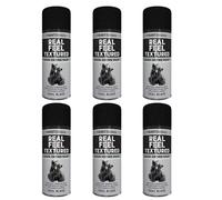 HOCHSTE 6x Real Feel Textured Effect Black Spray Paint, Quick Dry Aerosol, Durable Interior & Exterior Finish, High Coverage, Easy Spray Application, No CFC, 400ml, (6, Textured Effect Black)