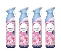 HOCHSTE® Air Mist Blossom & Breeze, Odour Eliminating Air Freshener Spray, Long Lasting, Home, Bedroom, Bathroom, Kitchen & Office Air Freshener, Fresh Breeze Scent, 185ML (BLOSSOM BREEZE, Set of 4)