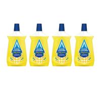 HOCHSTE® Astonish Concentrated Floor Cleaner Lemon, Multi-Surface Floor Cleaning Solution, Dirt & Stain Removal Formula with Fresh Citrus Fragrance, 1L (Lemon, Set of 4)