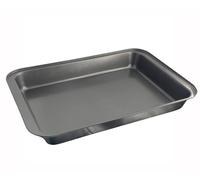 HOCHSTE Baking Trays for Oven Non Stick, 6-Sizes Carbon Steel Oven Trays 30/34/37/39/42/47cm, Black Deep Roasting Tins Baking Tray Set for Oven Kitchen Home Black - 60645 42x28x5 cm - Jumbo