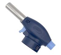 HOCHSTE® Blow Torch for Cooking - Adjustable Flame Butane Torch with Safety Lock - Ideal for Creme Brulee, BBQ, Searing, Baking, Soldering & More - One-Handed Multi Purpose Torch 915 x 1pc Blue