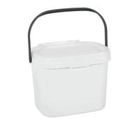 HOCHSTE® Caddy Kitchen Food Waste Bin, White, 1Pcs
