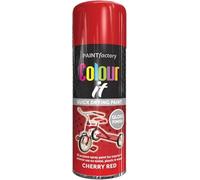 HOCHSTE Colour It Cherry Red Quick Drying Paint, Multi-Surface, Gloss Finish, Smooth Coverage, Durable, Rust-Resistant, Long-Lasting, Ideal for Doors, Gates, Railings & Furniture, 400ml (Pack of 1)