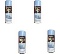 HOCHSTE Colour It Sky Blue Quick Drying Paint, Multi-Surface, Gloss Finish, Smooth Coverage, Durable, Rust-Resistant, Long-Lasting, Ideal for Doors, Gates, Railings & Furniture, 400ml, (Pack of 4)