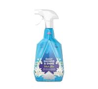 HOCHSTE® Daily Shower & Shine Bathroom Spray, White Lilies Scent, Cleaner with Natural Oils, Spray&Leave, Fast Acting, No Scrubbing, Anti-Soap Scum &Tough stains Protection,750ML