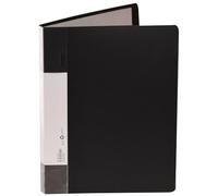 HOCHSTE Display Book A4 Pockets Presentation Docoument Cover Folder File Portfolio Books Black - Basic 30 Pages