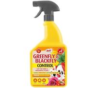 HOCHSTE® Doff Greenfly & Blackfly Control Spray, Insecticide-Free Aphid Repellent, Safe for Edible Plants, Natural Pest Protection with Added Plant Feed, Ready to Use Garden Bug Spray, 1L