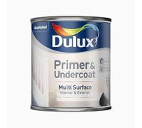 HOCHSTE® Dulux Primer and Undercoat Multi Surface, Quick Dry Water-Based Interior Exterior Paint Prep, Excellent Adhesion, Stain Block, Base Coat, White, 250ml