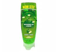 HOCHSTE® Elbow Grease Washing Up Liquid, Long-Lasting Freshness, Easy-Squeezy, Powerful Degreasing Formula, Stubborn Grease, Grime, Ensuring Cleaner, Streak-Free, Dishes, Glasses, 450ml, (Apple Fresh)