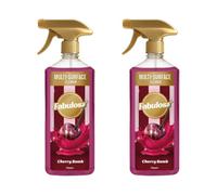 HOCHSTE® Fabulosa Bicarb Multi Purpose Cleaner Cherry Bomb, Household Cleaning Liquid for Kitchen, Bathroom, Floors & Surfaces, (750 ML, Set of 2)