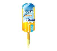 HOCHSTE® Flash Dust Magnet Duster Starter Kit, Trap & Lock Dusting Tool with 2 Refill Pads, Removes Dust, Hair & Allergens, Ergonomic Handle, Recycled Fibres, Indoor Cleaning Duster